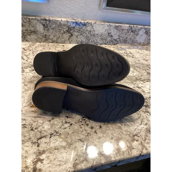 White Mountain Womens Ankle Boots Suede Black Side Zip Booties Size 9 NWT - Picture 8 of 8